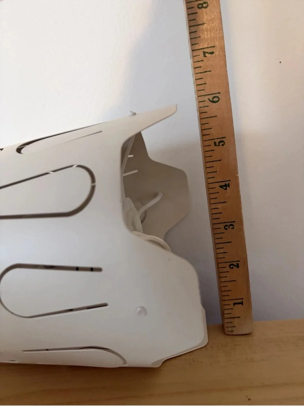 90s IKEA KAJUTA Lamp David Wahl Design White Adjustable Cutout Metal 12